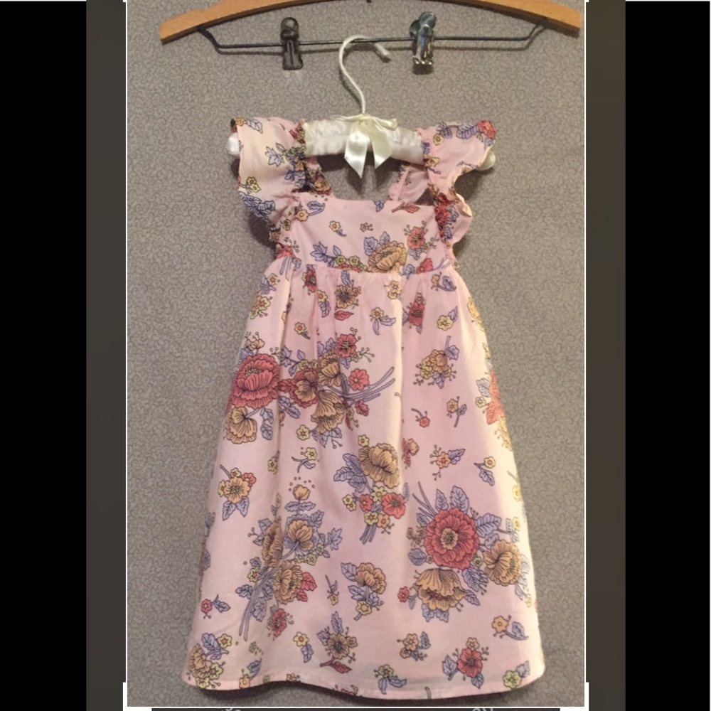 💙 baby GAP Floral Dress, Size: 2T